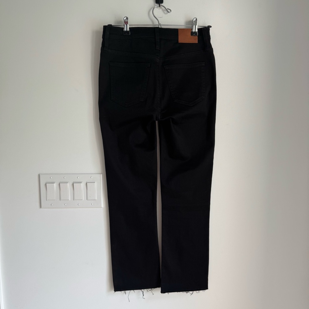 J Crew 9" demi-boot crop jean in Black Women’s Size 25 - Picture 6 of 13